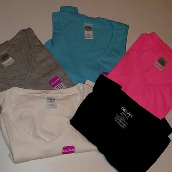 Custom Graphic V-Neck T Shirts - Picture 4 of 12